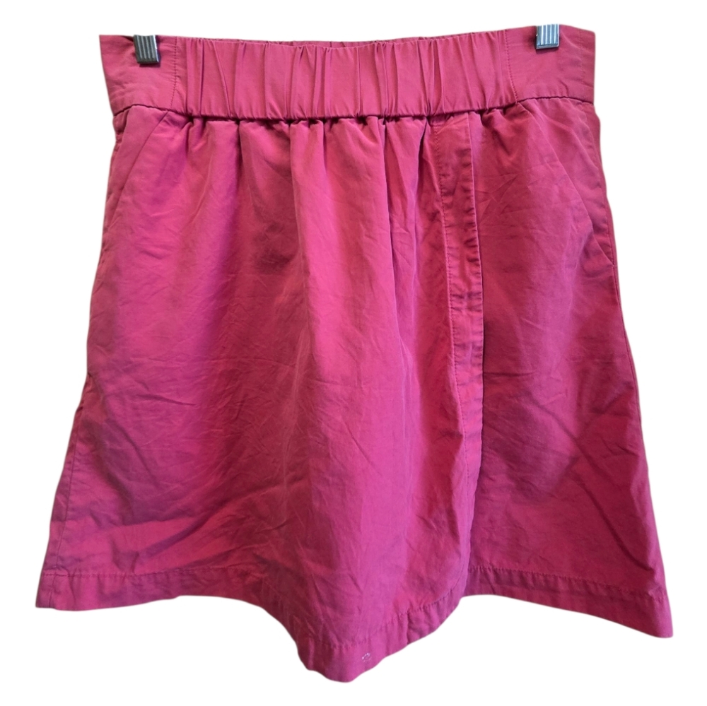 Lands' End Pink Skorts Elastic Waist Casual Fit